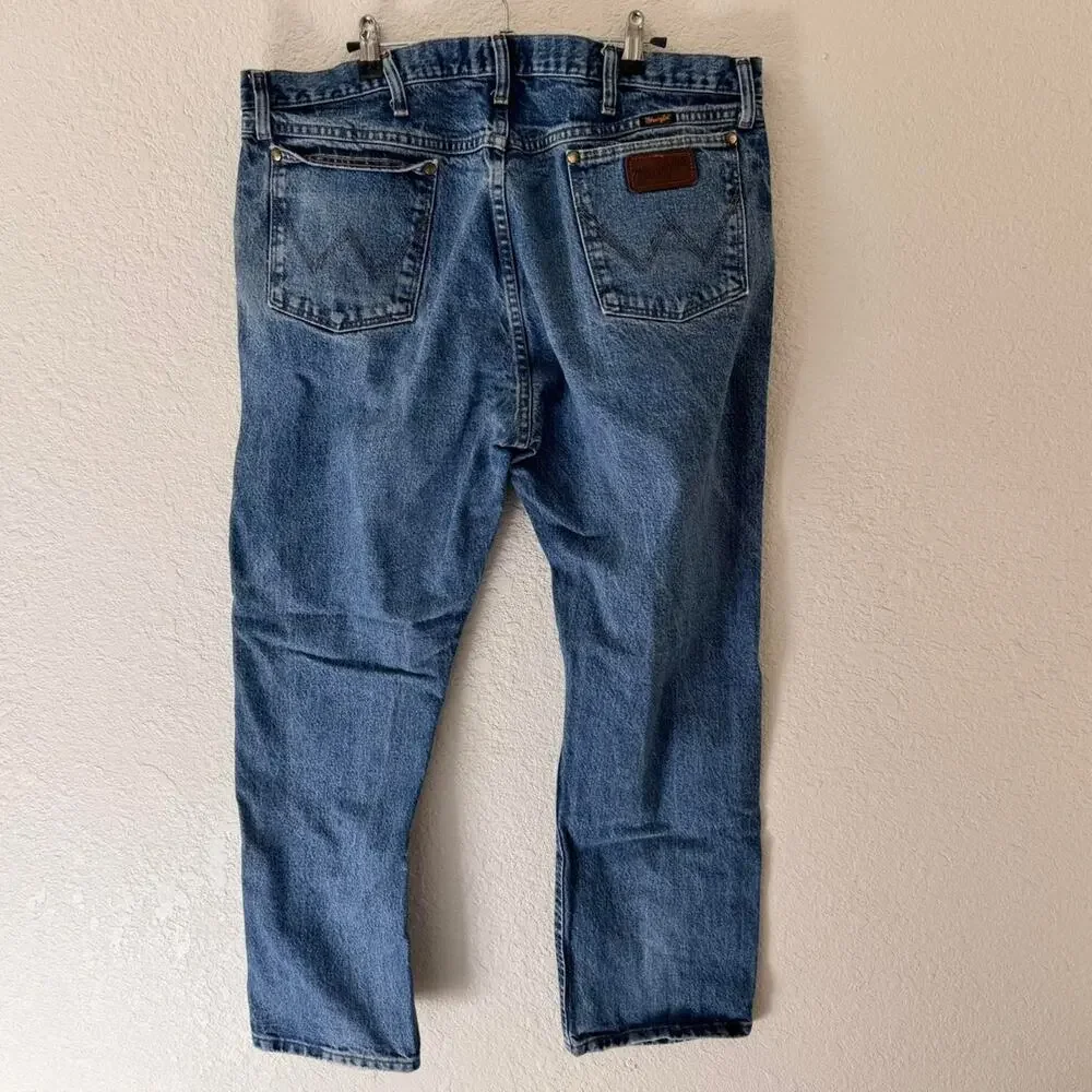 wrangler Regular fit mid‎ rise tapered jeans heavyweight 40x30 47MWZDS casual